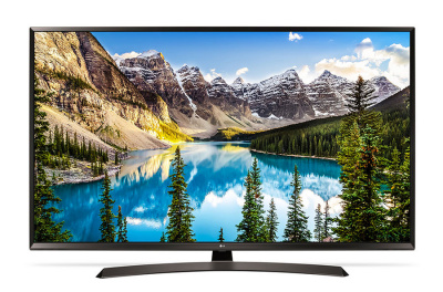 ��������� LG 49" 49UJ634V ������/����������/Ultra HD/100Hz/DVB-T2/DVB-C/DVB-S2/USB/WiFi/Smart TV