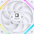 ����� ��� �������/ Case Cooler JONSBO HF2-120WR Reverse (120x120x25mm, 4-pin PWM, ARGB, 63.3CFM, 29.5dBA, 2200RPM, White)