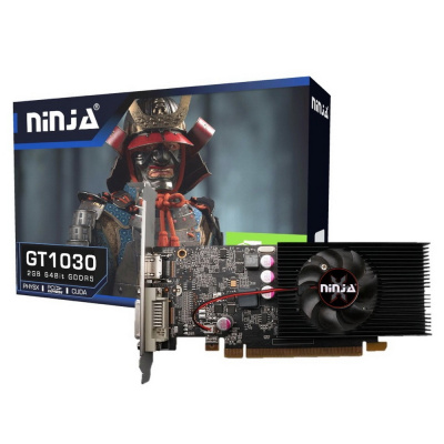 ���������� Ninja (Sinotex) NVIDIA GT1030 2GB 64-Bit GDDR5 DVI HDMI 1FAN RTL (NF103FG25F)