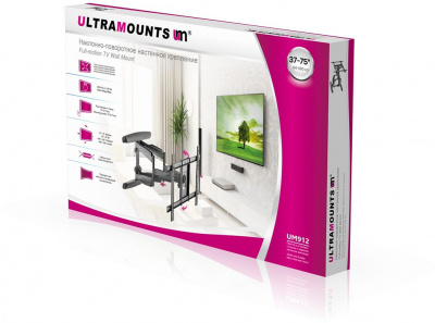 ��������� Ultramounts UM 912 37-75" max 45�� VESA 600x400 ���������-��������� � ���������