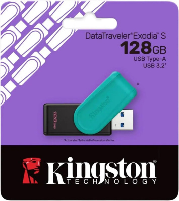 ���� ���� Kingston 128GB DataTraveler Exodia S DTXS/128GB USB3.2 ���������/������
