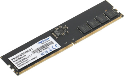 ������ SO-DIMM DDR 5 DIMM 16Gb 5200Mhz, PATRIOT Signature Line (PSD516G520081S) (retail)