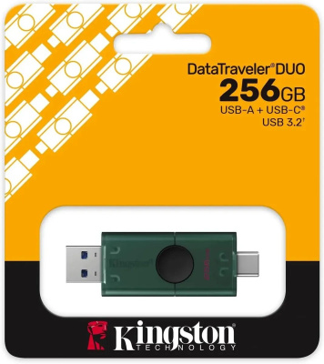 ���� ���� Kingston 256GB DataTraveler Duo G2 DTDEG2/256GB USB3.2 ������