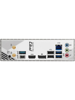����������� ����� ASROCK B860M PRO RS WIFI, LGA1851, B860, 4*DDR5, 4*SATA, 4*M.2, 6*USB 3.2, 2*USB 2.0, Type-C, 2*PCIx16, 1*M.2 (Key E), HDMI+DP, mATX