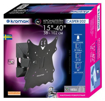 ��������� Kromax CASPER-202 20-43" max 30�� VESA 200x200 ������� � ������