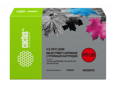 �������� �������� Cactus CS-PFI120M ��������� (130��) ��� Canon imagePROGRAF TM-200/TM-205/TM-300/TM-305
