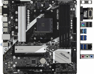 ����������� ����� ASROCK A520M PRO4 (AM4, mATX)
