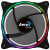 ���������� Aerocool Eclipse, Addressable RGB LED, 120x120x25��, 6-PIN + 4-PIN PWM