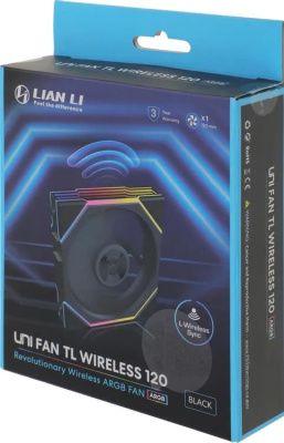 ���������� ��� ������� Lian-Li Uni Fan TL Wireless 120 ARGB 120�124.5x28 ������ 4-pin 33�� (G99.12TL1W1B.R0) Ret
