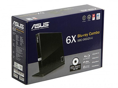 ������� ������ Blu-ray ASUS SBC-06D2X-U Slim USB2.0 Retail ������