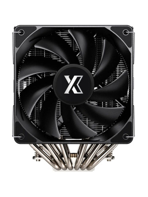 ����� XASTRA AX620 Basic LGA1851/1700/1200/115X/AM5/AM4 (Dual Tower, TDP 265W, 6 ����.������ 6�� , 2x PWM 120mm black ,������ ��������� ) RET