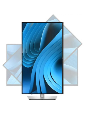 ������� Dell 27" P2725D S/BK ( IPS; 16:9; 350cd/m2; 1500:1; 5ms; 2560x1440x100Hz; DP; HDMI; USB-C; 4xUSB; Swiv; Tilt; HAS; Pivot; VESA) (��� EU ������)