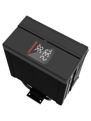 ����� ZALMAN CNPS9X ECO DS, 120mm FAN, 4 HEAT PIPES, 4-PIN PWM, 600-2100 RPM, 31.4 DBA MAX, HYDRO BEARING, ARGB TOP COVER, LIVE CPU TEMPERATURE DISPLAY, FULL SOCKET SUPPORT
