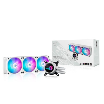 ������� �������� ���������� ASUS ROG Strix LC III 360 ARGB, 4-pin, ARGB, 120��, White, retail (90RC00W3-M0CAY0)