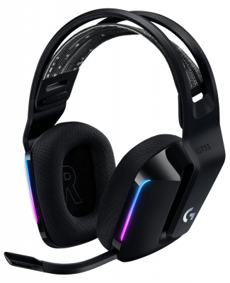 ��������� Logitech G733 Lightspeed RGB Wireless Gaming Headset Black (981-000864) Retail