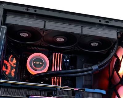 ������� �������� ���������� Lian Li Galahad II Lite 360P Perfomance Black, ARGB, 120��, ������, retail (G89.GA2L36PB.R0)