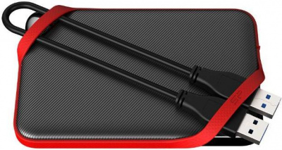 ������� ������� ���� 1Tb Silicon Power Armor A62 Black/Red (SP010TBPHD62SS3K)