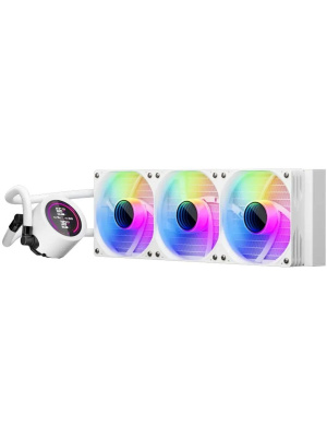 ������� �������� ���������� 1STPLAYER TS4 360 White / 3x120mm, ARGB, IPS display / TS4-360-WH
