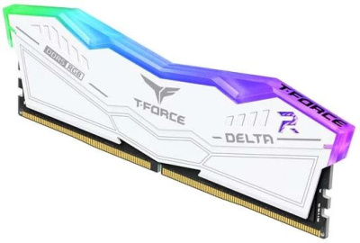 ������ ������ DDR5 TEAMGROUP T-Force Delta RGB 32GB (2x16GB) 6000MHz CL38 (38-46-46-84) 1.35V / FF4D532G6000HC38JDC01 / White